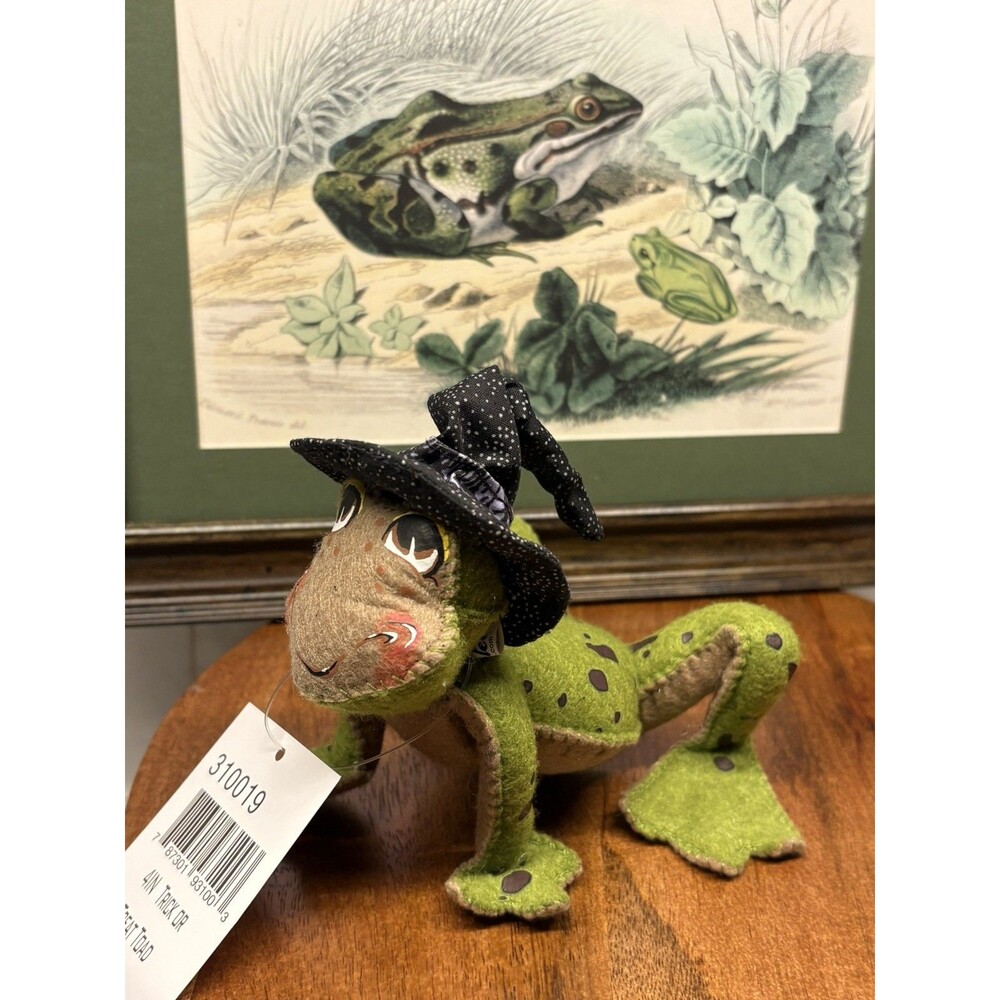Annalee Trick or Treat Toad Halloween Frog 4" NWT